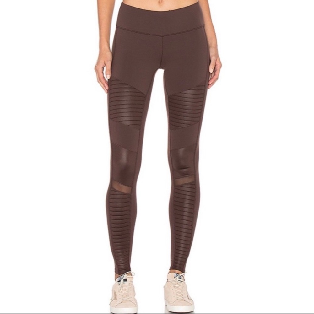 Alo Yoga High-Waist Moto Leggings, Size M, New